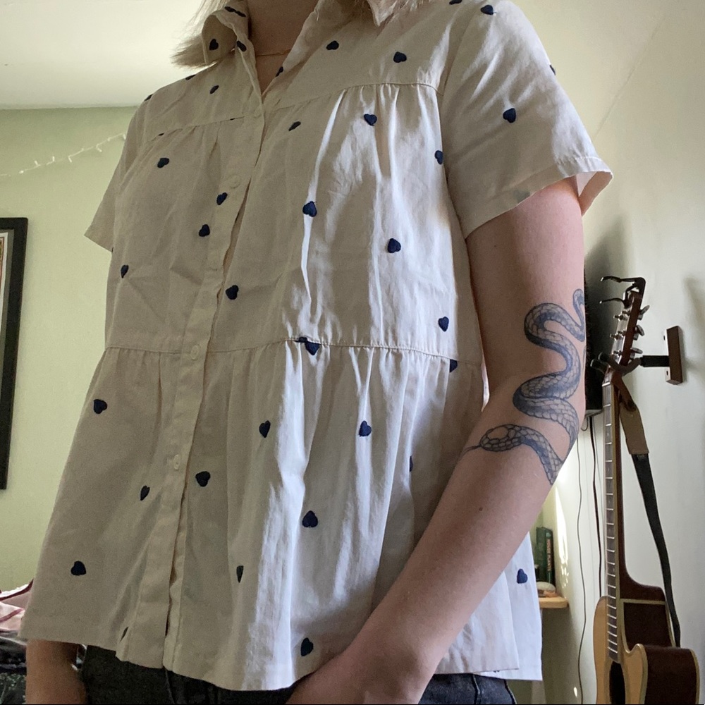 Madewell Button Up Top